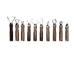  - Ahşap Saplı Dip Alma Seti 10'lu