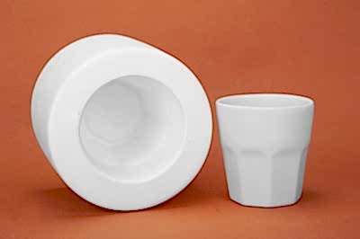  - Orta Boy Dilimli Bardak Döküm Kalıbı 8,5x9 cm