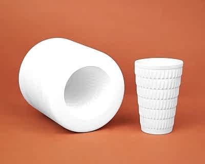  - Motifli Bardak Döküm Kalıbı 7,5x11 cm