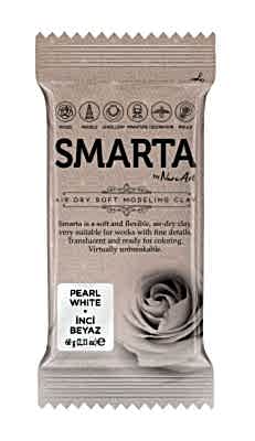 Smarta™ - Smarta™ Modelleme Hamuru Metalik İnci Beyazı 60 gr