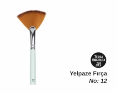 Terra Anatolia - Terra Anatolia - Yelpaze Fırça No: 12