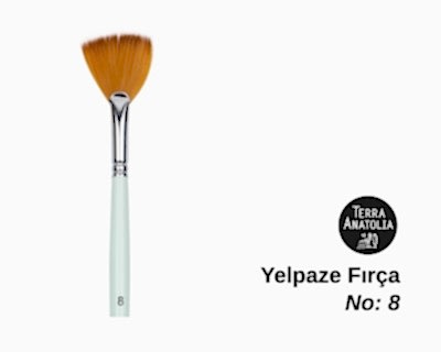 Terra Anatolia - Terra Anatolia - Yelpaze Fırça No: 8